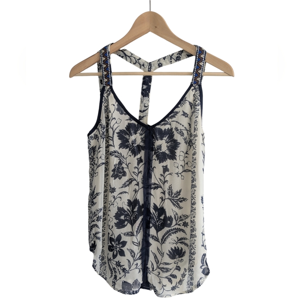 Lucky Brand floral tank top (XS)
